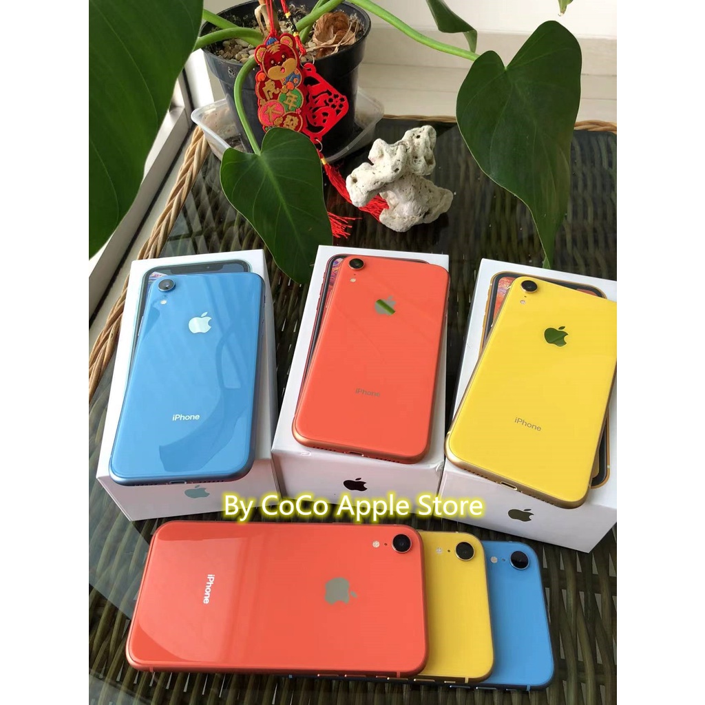 iPhoneXR 128GB All Sim Silent Fullset Original Second Mulus100% Like New 3utools All Green (Garansi 1 Tahun)
