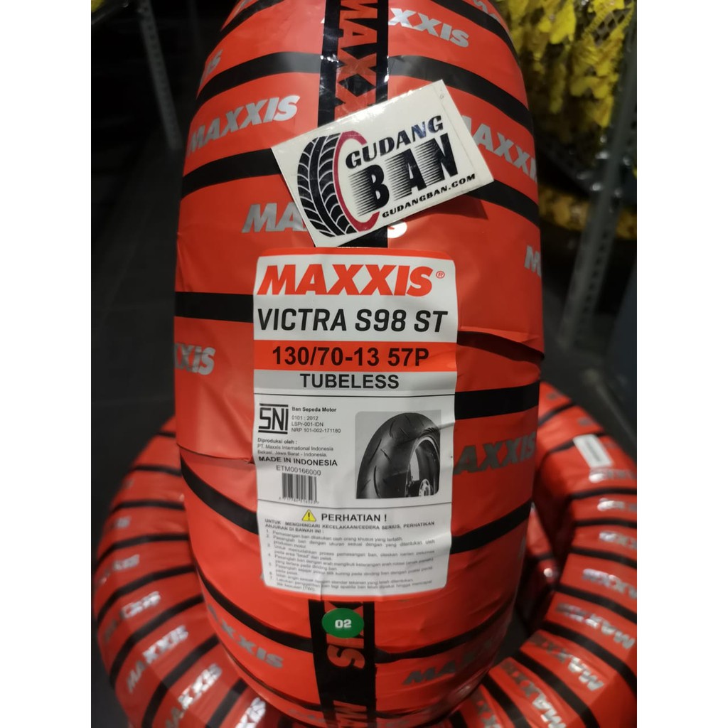 Ban Maxxis Victra 130 / 70 -13 belakang nmax BONUS PENTIL tahun 2021