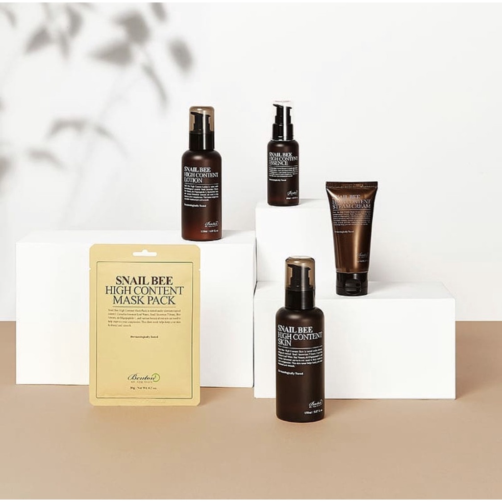 [BPOM] BENTON Snail Bee High Content Series - Serum | Essence | Lotion | Skin | Cream | Eye Patch