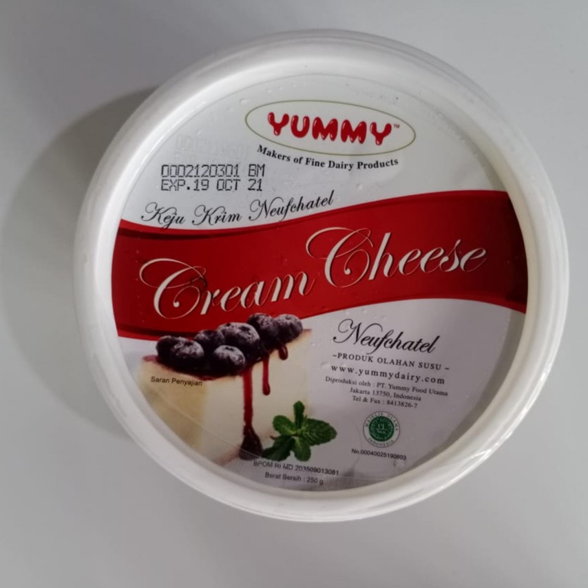 

Yummy Cream Cheese Neufchatel 250 Gram