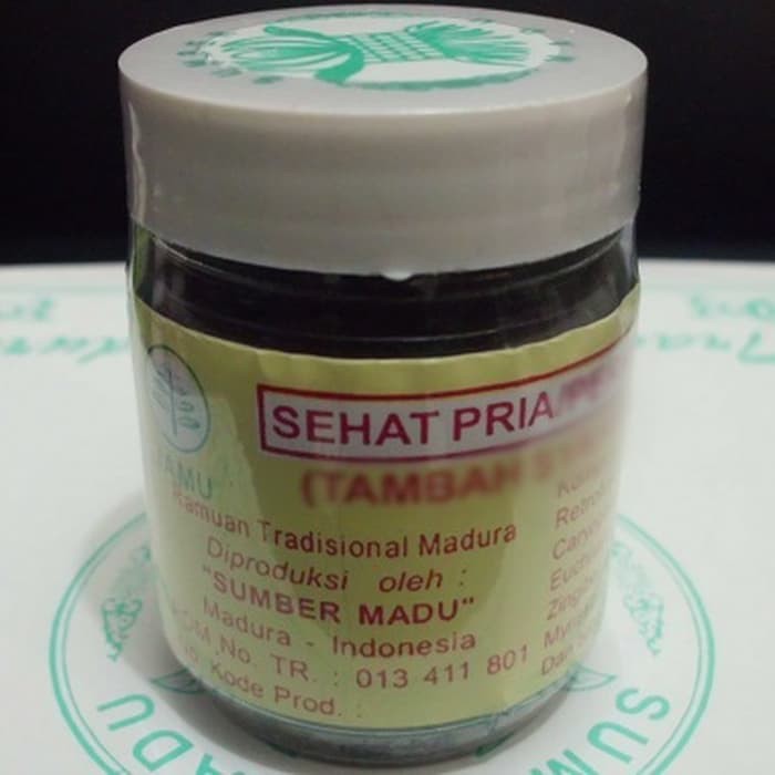 SEHAT PRIA - 100 Pil Jamu Madura - sehat Bugar Berstamina & anti Lesu - ju1876