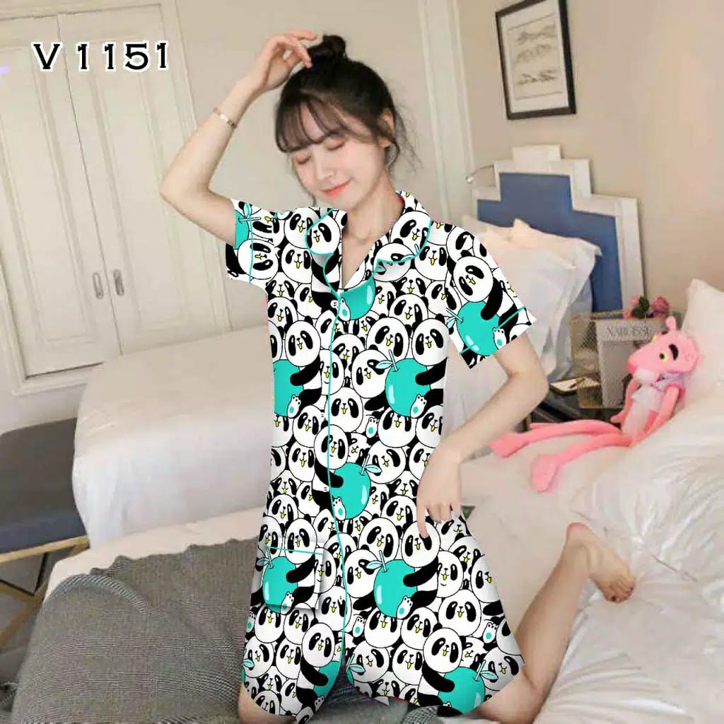 SETELAN PIYAMA WANITA DASTER - BAHAN KATUN MOTIF BEST SELLER JUMBO