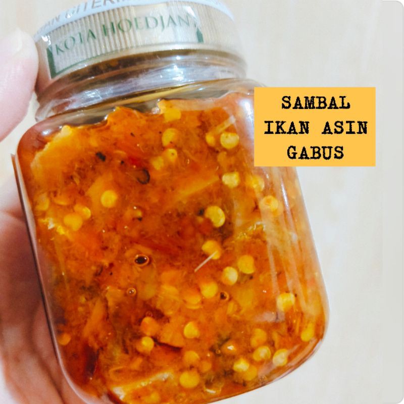 [READY SIAP KIRIM] SAMBAL GABUS ASIN - SAMBAL KOTA HOEDJAN