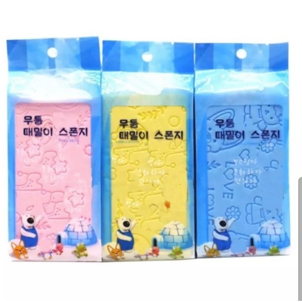 SPON MANDI SPONS ANGKAT DAKI MAGIC SPONGE KOREA GOOD QUALITY