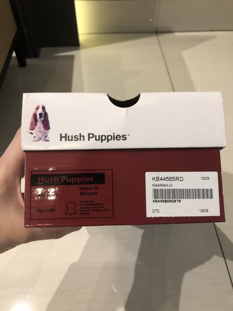 hush puppies shoe box