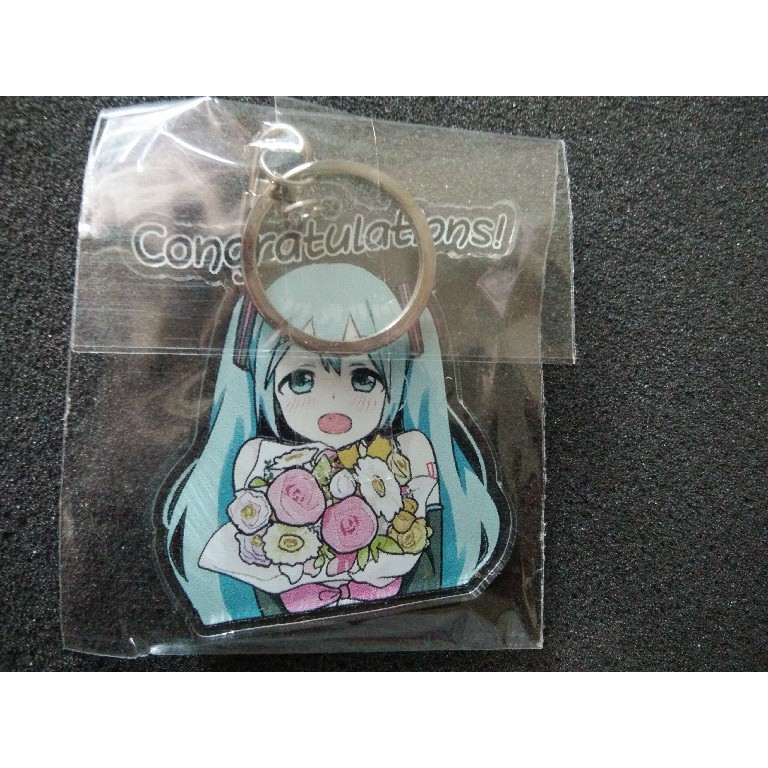 Keychain Hatsune Miku Congratulation Akrilik Anime