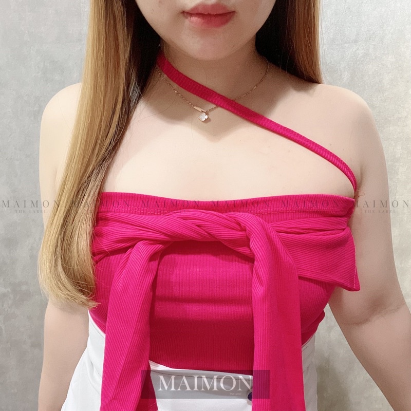 Multy Look Off Shoulder Asymmetric Top | Atasan Sabrina Korean Fashion | Maimon Grosir