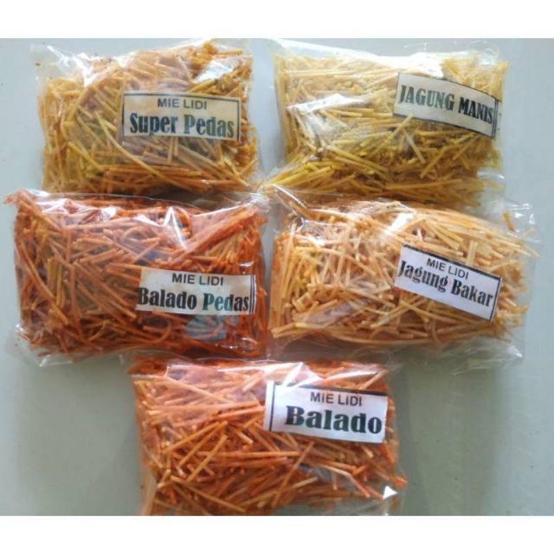 

MIE LIDI 50GR 17 RASA / MIE LIDI ANDIN / MIE LIDI PEDAS