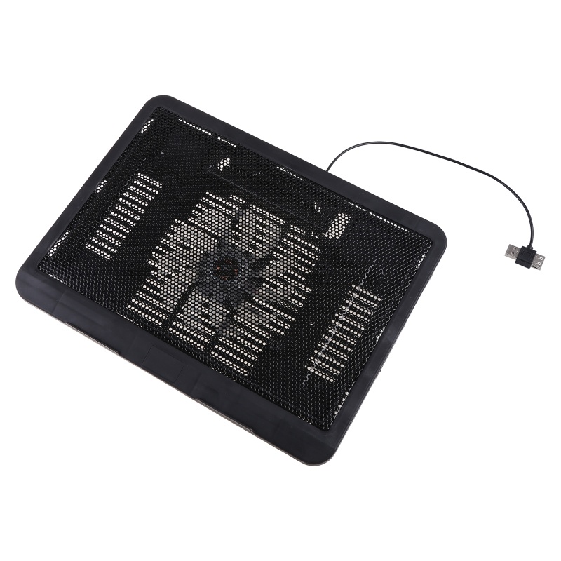 Bt Mute Notebook Cooling Base Radiator 12-14inci Radiator Komputer Cooling Rack Dengan 2kipas Tenang Bertenaga USB