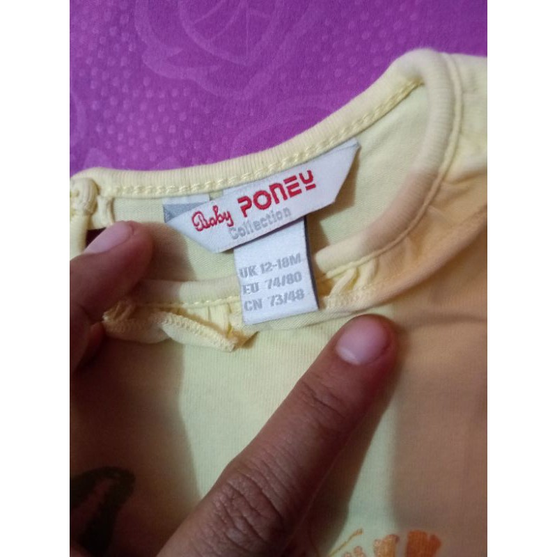 Kaos Poney Baby (preloved) SOLD