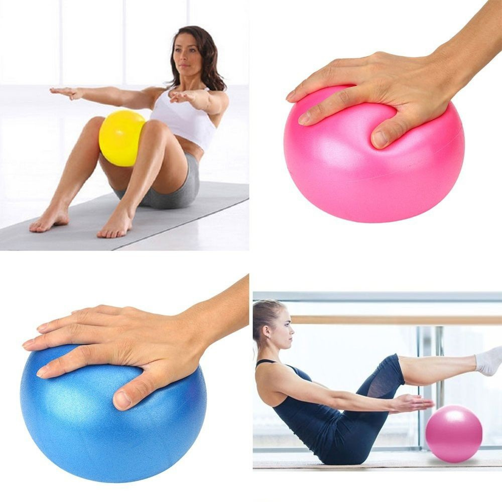 QUINTON 25cm Yoga Ball Sport Balance Ball Physical Fitness Ball Physical Anti-Explosion Appliance Proof Gym Home Exercise Ball/Multicolor