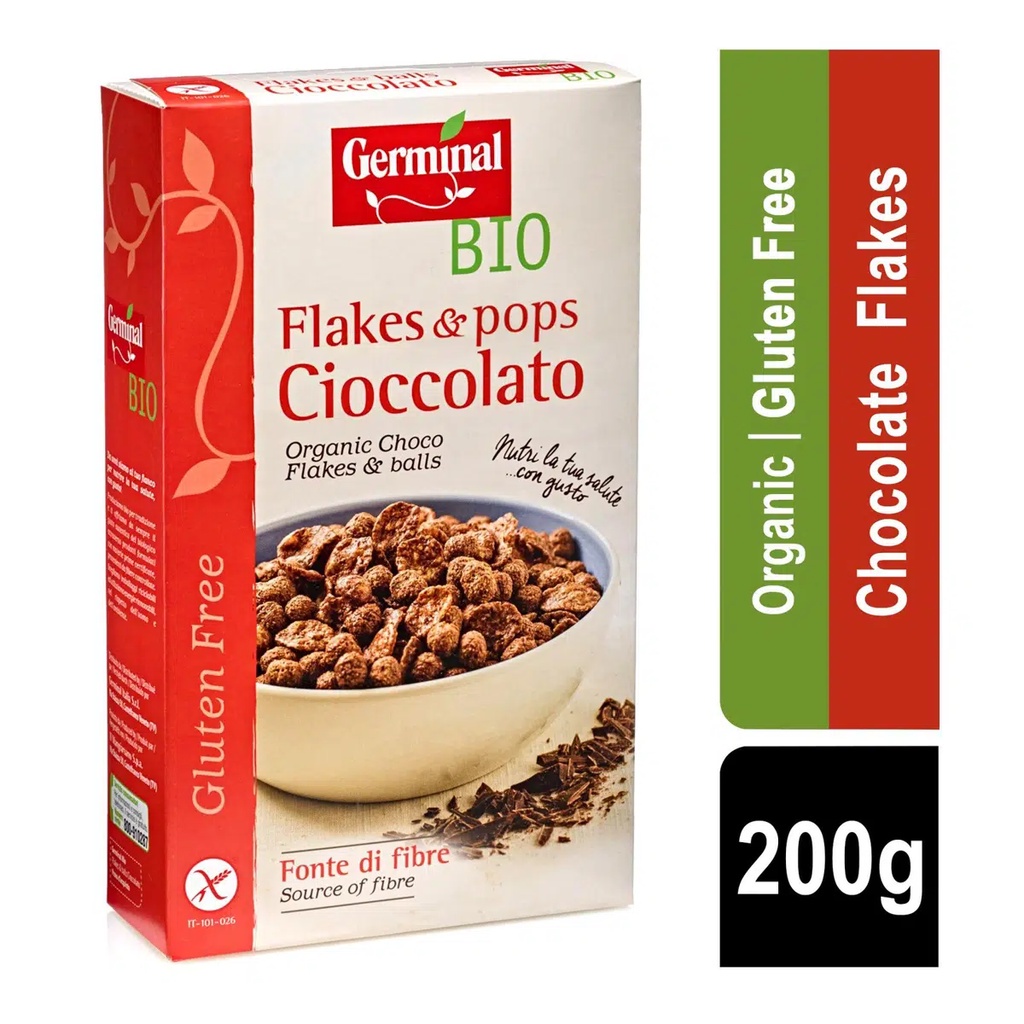 

Germinal Organic Choco Flakes & Pops - Gluten Free - 200gr