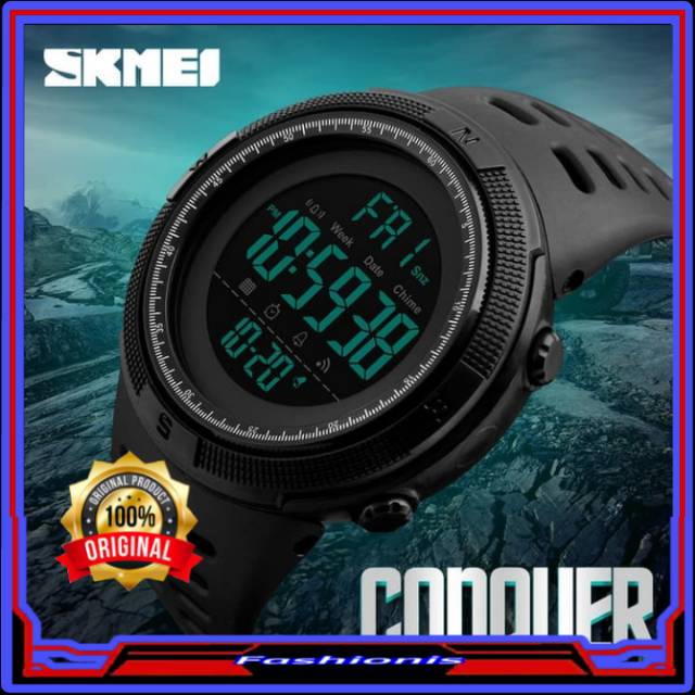 JAM TANGAN PRIA SPORT SKMEI 1251(digital) original anti air 50m