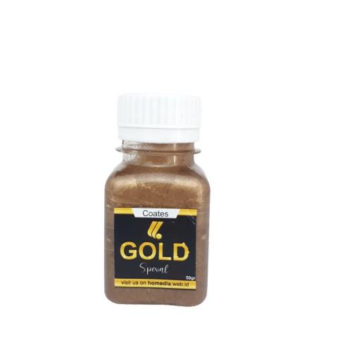 

せ Cat Sablon Gelas COATES GOLD Tinta Sablon Gelas COATES 50 gr ㊗