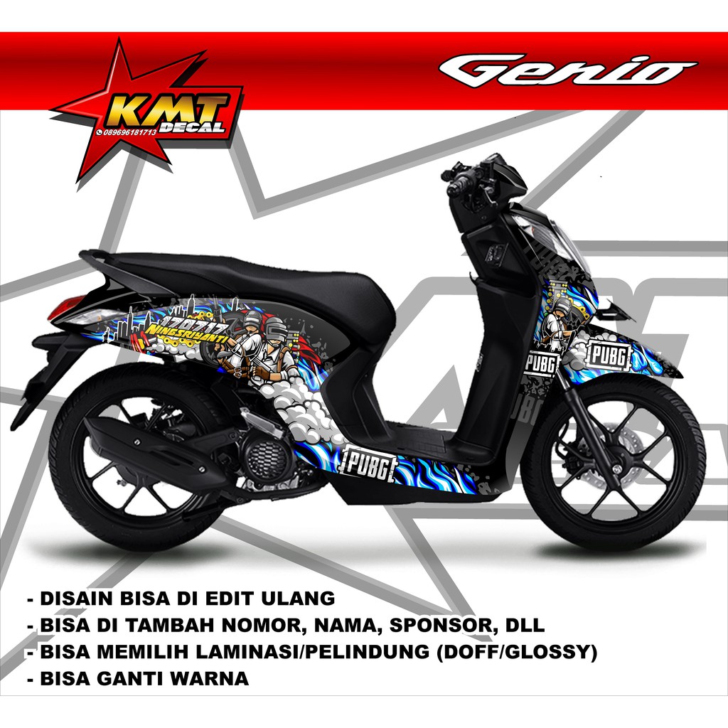 Sticker Decal Full Honda Genio Pubg Shopee Indonesia