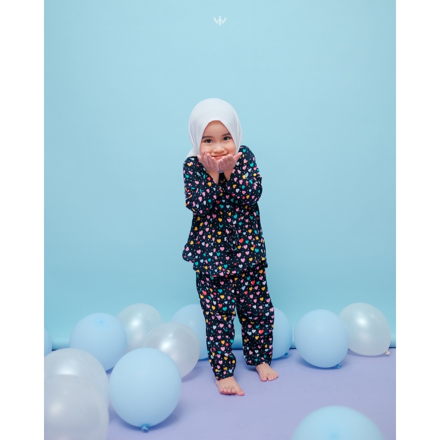 Wimi.id Mini Heidy &amp; Heical Long Pjs | Baju Tidur Anak