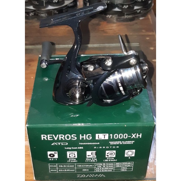 Reel Spinning Daiwa Revros HG LT 2020 ukuran 1000 Indonesia Memancing