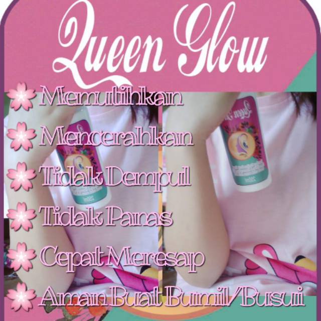 Handbody Pemutih Dosis tinggi QUEEN GLOW