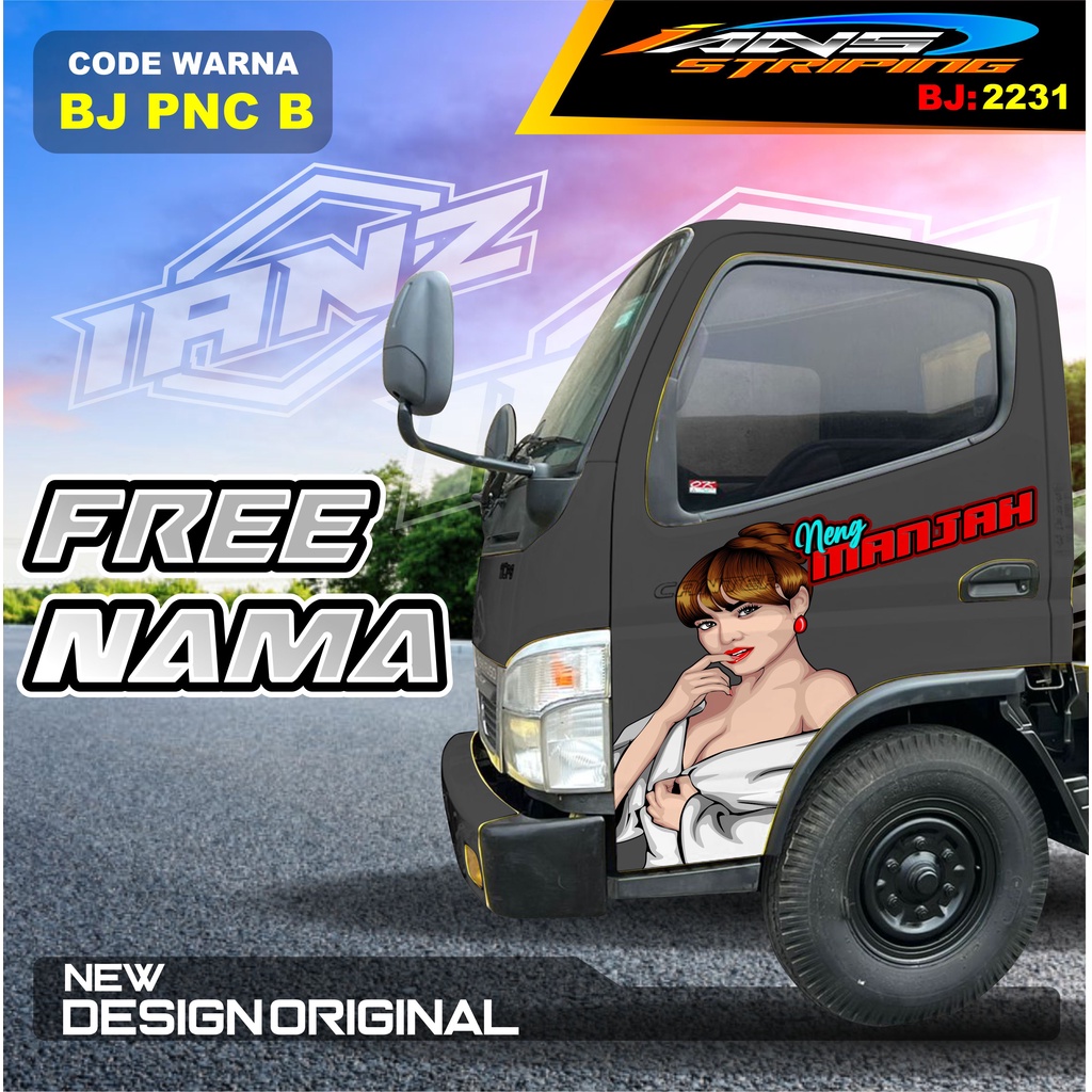 DECAL STICKER PINTU TRUK FUSO RAGASA / DECAL PINTU DUMTRUK  / STIKER MOBIL TRUK / STIKER PINTU TRUK KEREN