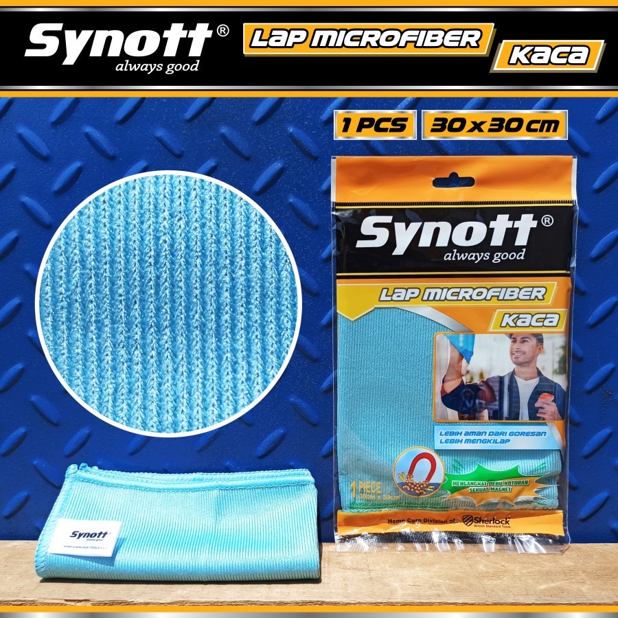 SINTE (SYNOTT) Lap Kain Microfiber Kaca Super Kilap Aman Anti Gores