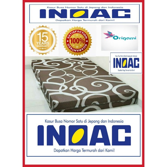 KASUR BUSA INOAC JAPAN QUALITY TEBAL 10CM / 14CM (GARANSI ANTI KEMPES)