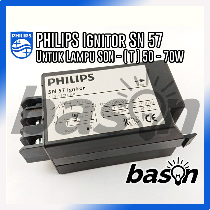 PHILIPS SN 57 Ignitor - SON