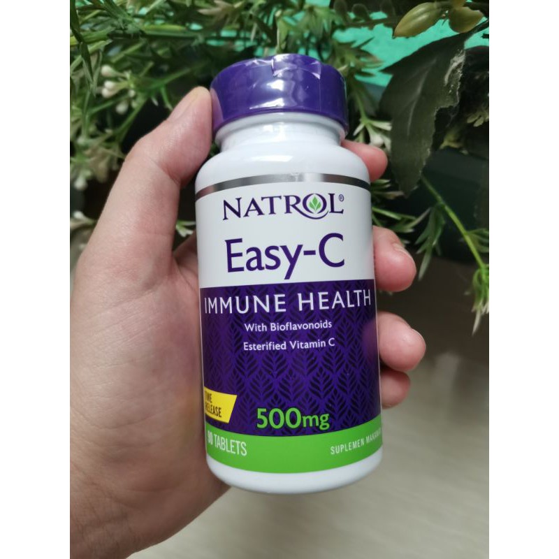NATROL EASY C 500mg VITAMIN C ISI 90 tablets TIME RELEASE
