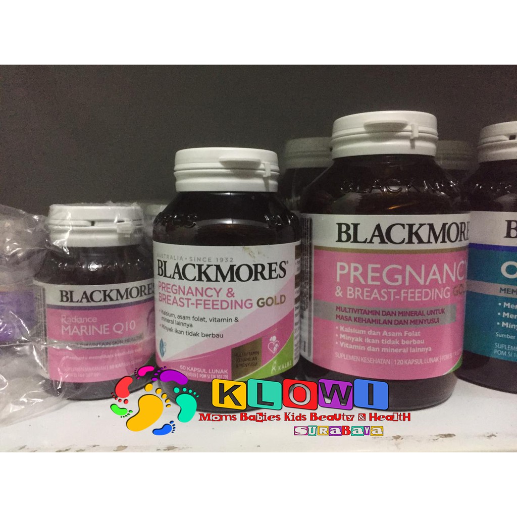 Blackmores Pregnancy &amp; Breast Feeding Gold - 120 Kapsul Suplemen Kehamilan