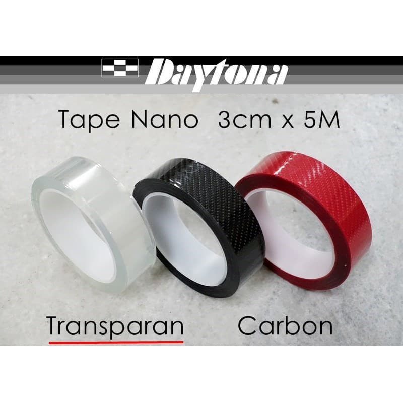 

DAYTONA Tape Nano Stiker Pelindung 3cm x 5M Bening Clear Transparan