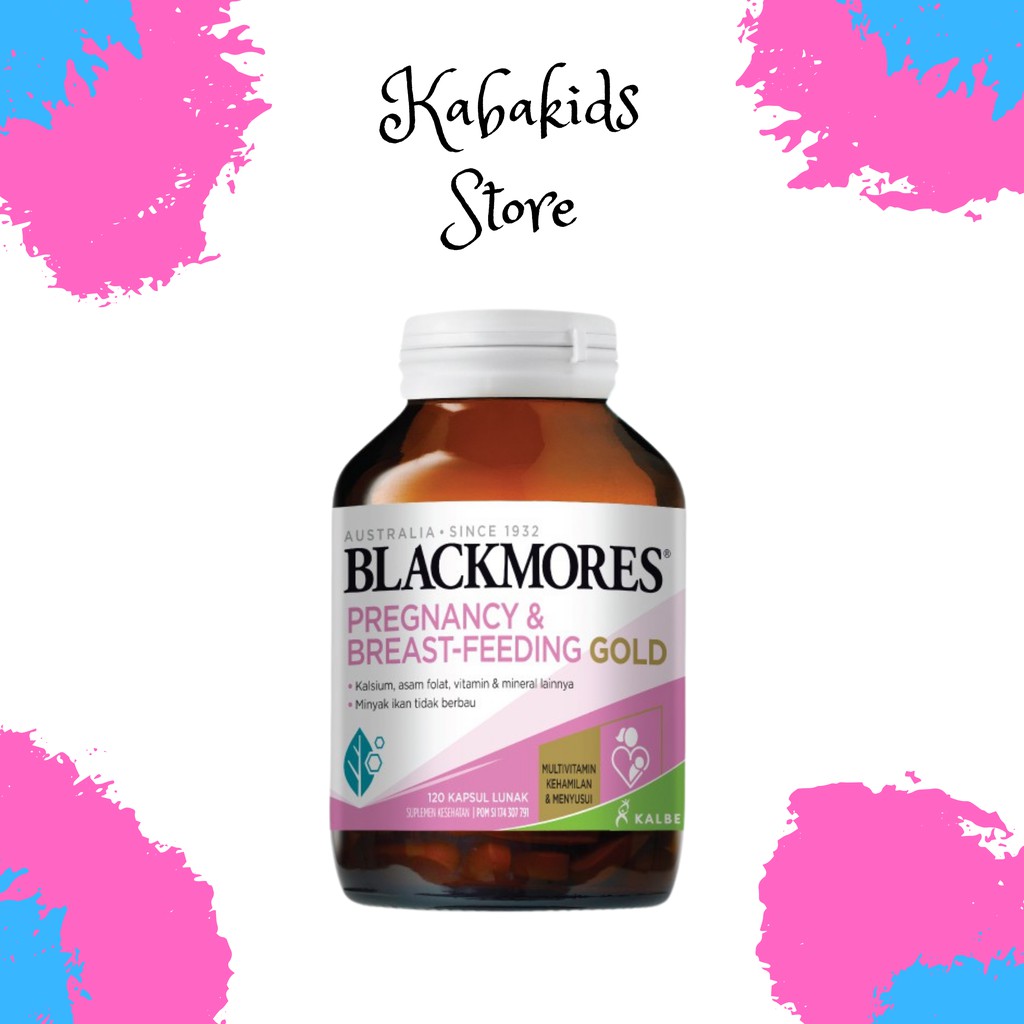 Blackmores Pregnancy And Breastfeeding Gold Isi 120 - Kabakids Store