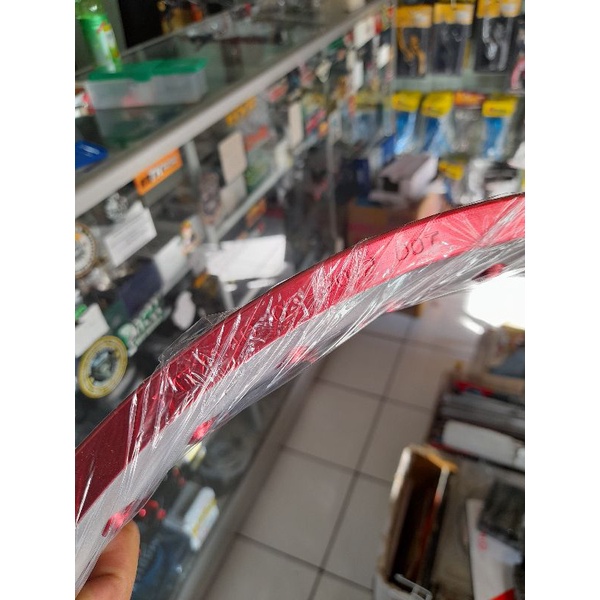 velg dmax profesional rim thailand red silver ukuran 120 140 17