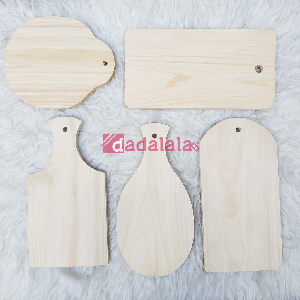  Talenan  Kayu  Ukuran  14x29 Cm Kecil  Bahan Kayu  Pinus 