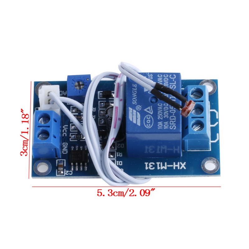 Vivi Dc 5v Xh-M131 Modul Saklar Relay Photoresistor Sensor Deteksi Cahaya