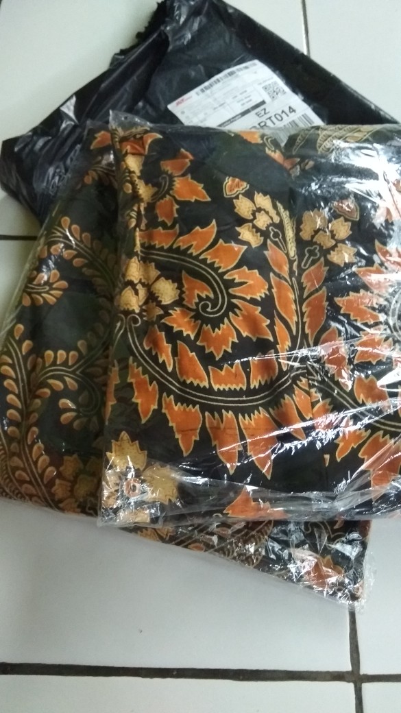 Batik Couple Keluarga - Couple Batik Indonesia Sarimbit Gamis Familly Set Batik Banana