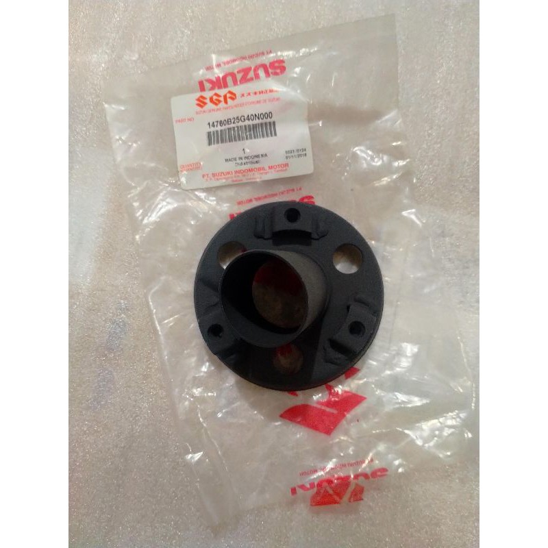 Dudukan corong cover knalpot Satria Fu 150 2014 ori sgp 14760-25G40