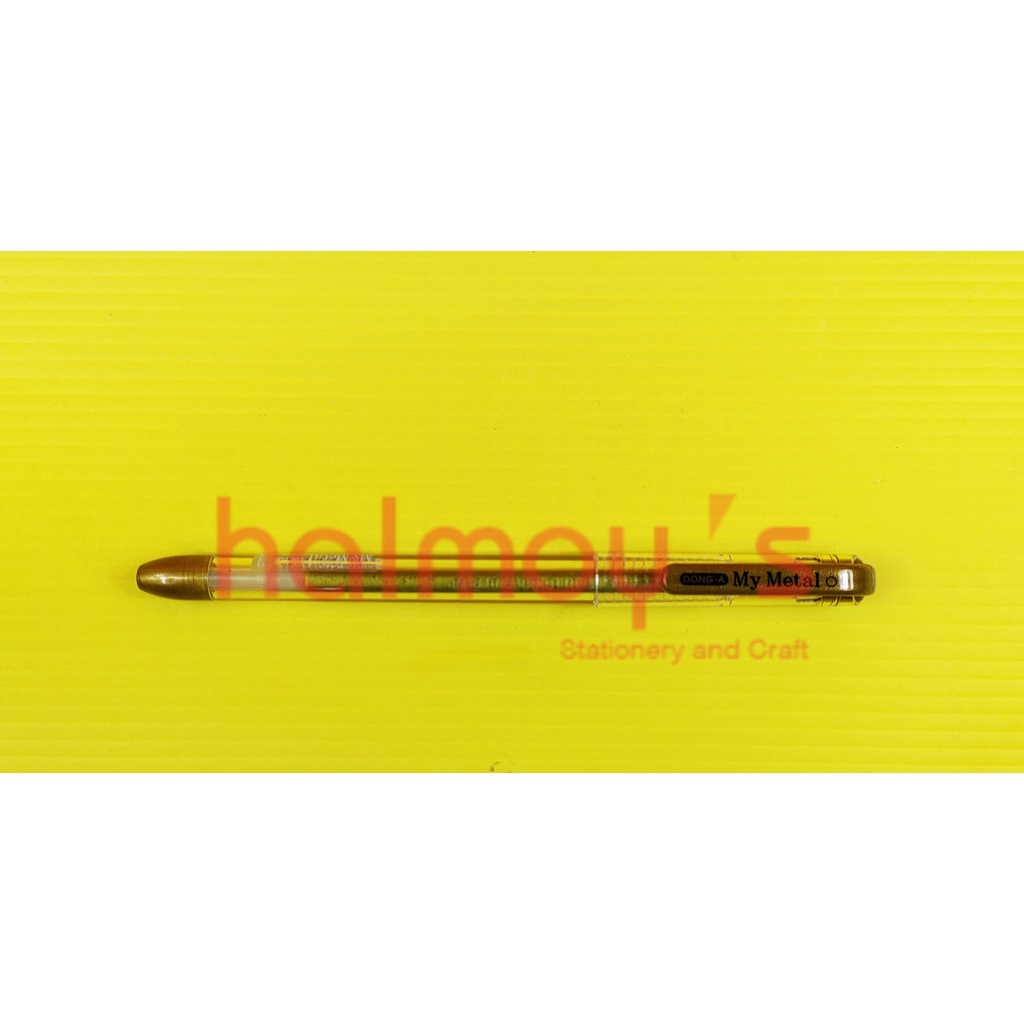 

PULPEN GEL / CAIR DONG - A MY METAL 0.7 WARNA GOLD