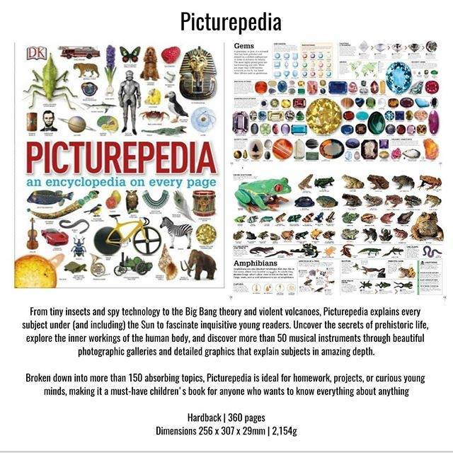 DK Picturepedia - Ensiklopedia Visual Anak Lengkap Hardcover English | Buku Pengetahuan Umum Bergamb