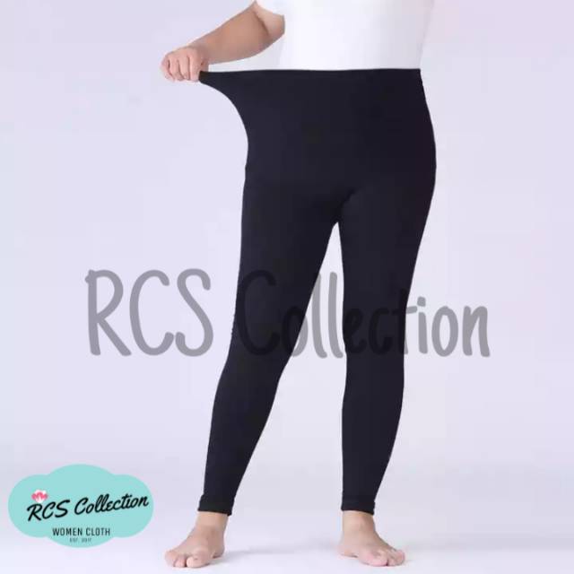 RCS LEGGING  PANJANG JUMBO SPANDEK LICIN  Shopee Indonesia