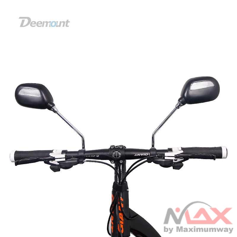 DEEMOUNT Kaca Spion Sepeda Bike Blindspot Rearview 1 PCS - VMR-001 Warna Hitam