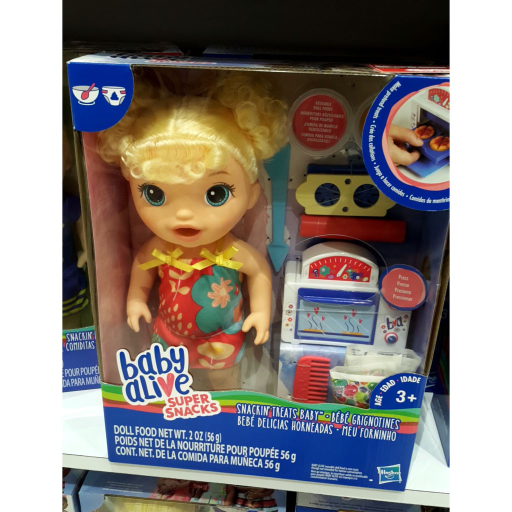 BABY ALIVE Snackin treats baby. Baby alive original surabaya