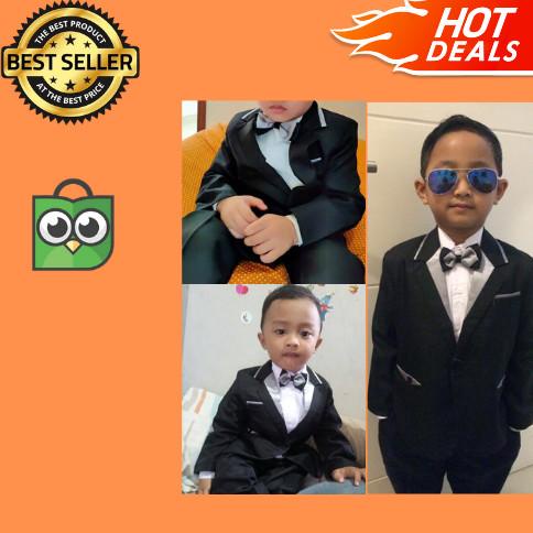 Setelan Jas Anak Laki laki Tuxedo 1-10 tahun