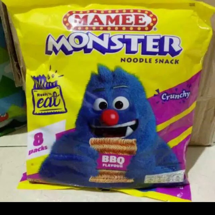 

Mame Monster Snack Mie Rasa barbeque 8 x 25 gr