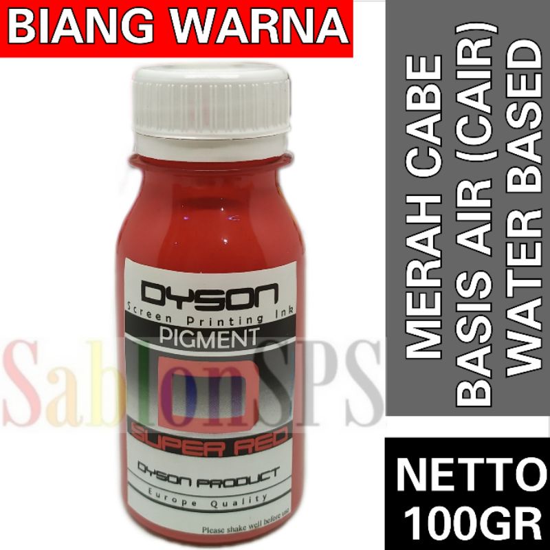 Biang Warna Sablon Merah Cabe Pigmen Super Red