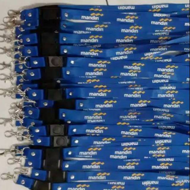 

Tali lanyard id card bank mandiri