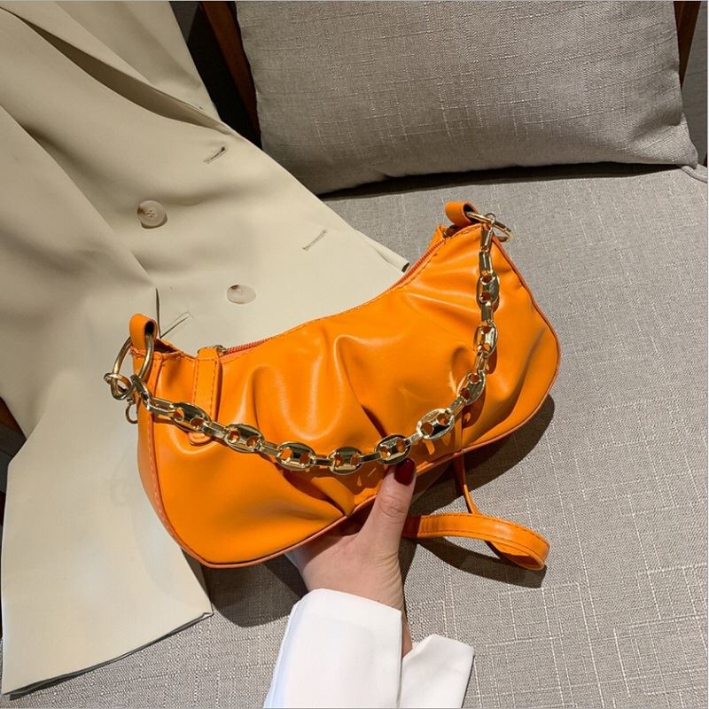 BJ27693 - BLACK/ORANGE/PURPLE/WHITE/YELLOW - TAS SHOULDERBAG 2 TALI IMPORT TAS WANITA FASHION IMPORT MODIS ELEGAN TERMURAH TERLARIS TERBARU BAGSTORE JAKARTA TAS BATAM JT7693
