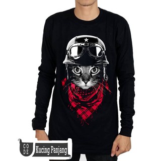 Kaos Distro Cowok Lengan Panjang kode Kucing Panjang Kaos Distro Cowok Lengan Panjang kode Kucing Panjang