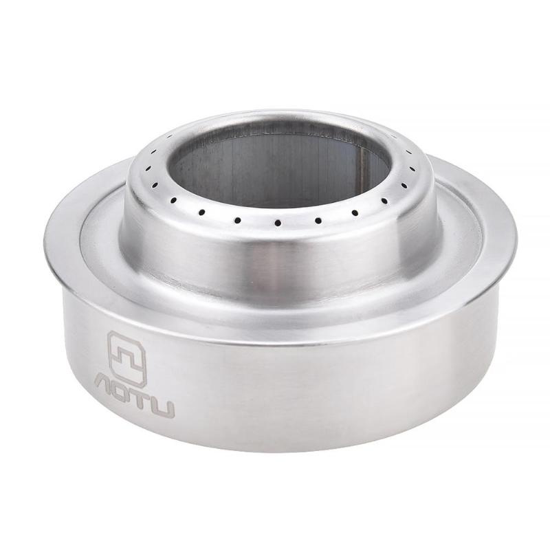 Aotu Kompor Gas Alcohol Stove Portable untuk Camping - AT6389 - Silver