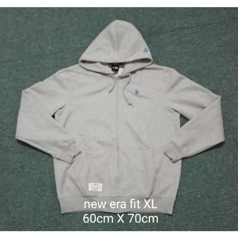 jaket Zip Hoodie second branded new era / Zip Hoodie bekas original new era