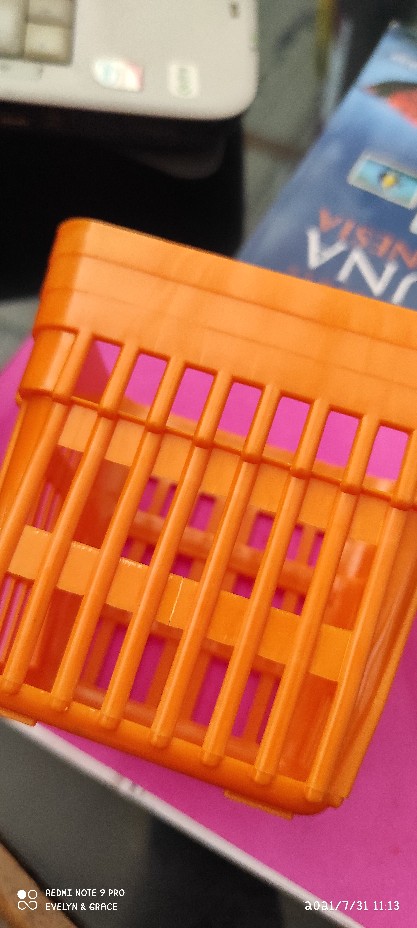 Desk Set Plastic / Pen Holder Plastik / Tempat Alat Tulis Keranjang Plastik