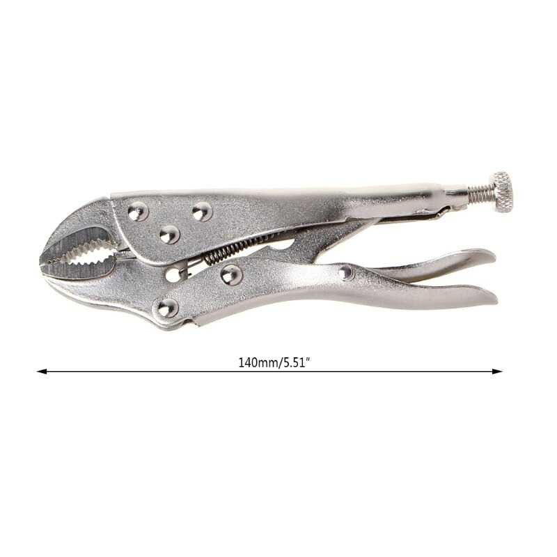 Tang Multifungsi Locking Pliers Ground Mouth Lock 5 Inch Alat Potong Multifungsi Stainless Steel Perlengkapan Perkakas